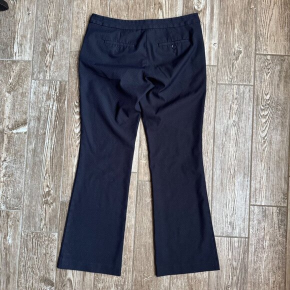 Express Womens Columnist Bootcut Pants Size 10R Polyester & Rayon Blend Black - Picture 6 of 6